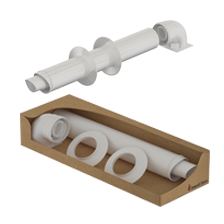 Kit Eco Alu PPS - Ventouse condensation